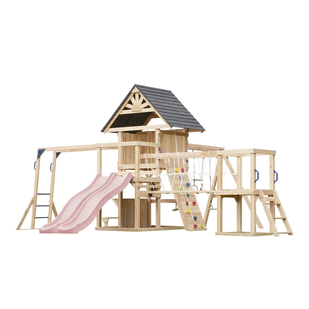 Aire de jeux en bois