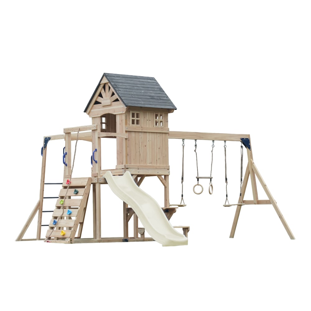 Aire de jeux en bois