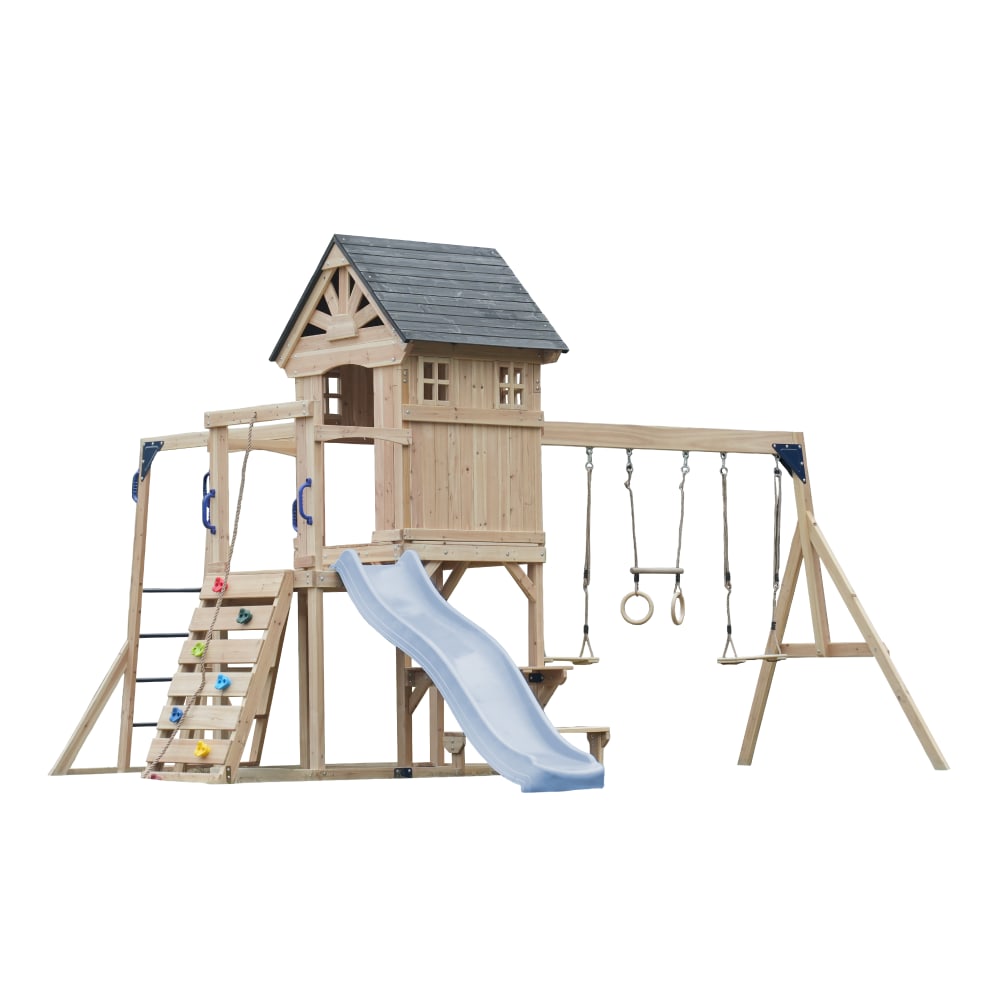 Aire de jeux en bois