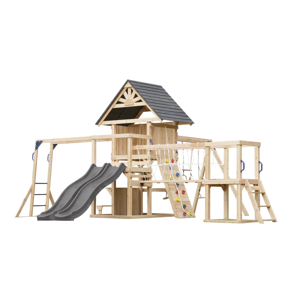 Aire de jeux en bois