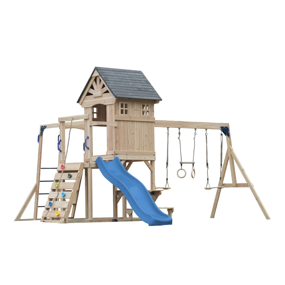 Aire de jeux en bois