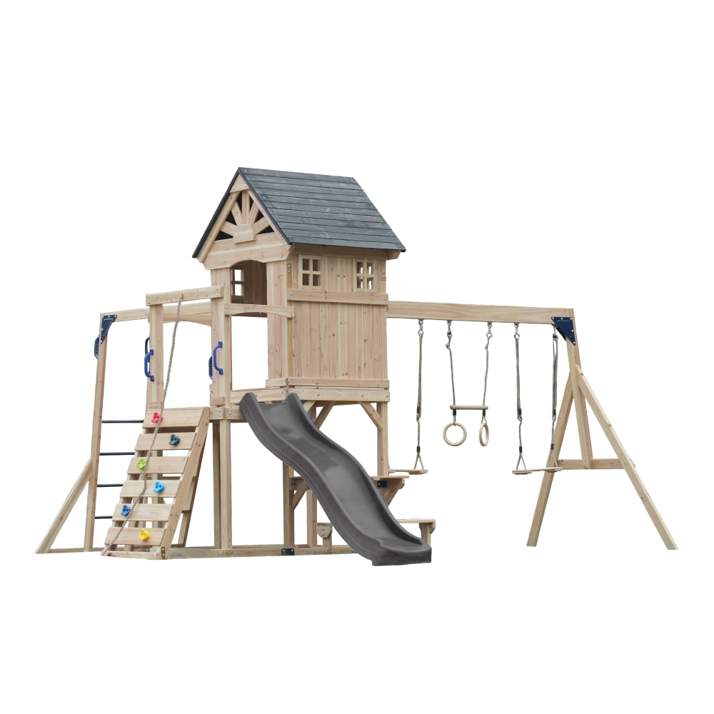Aire de jeux en bois