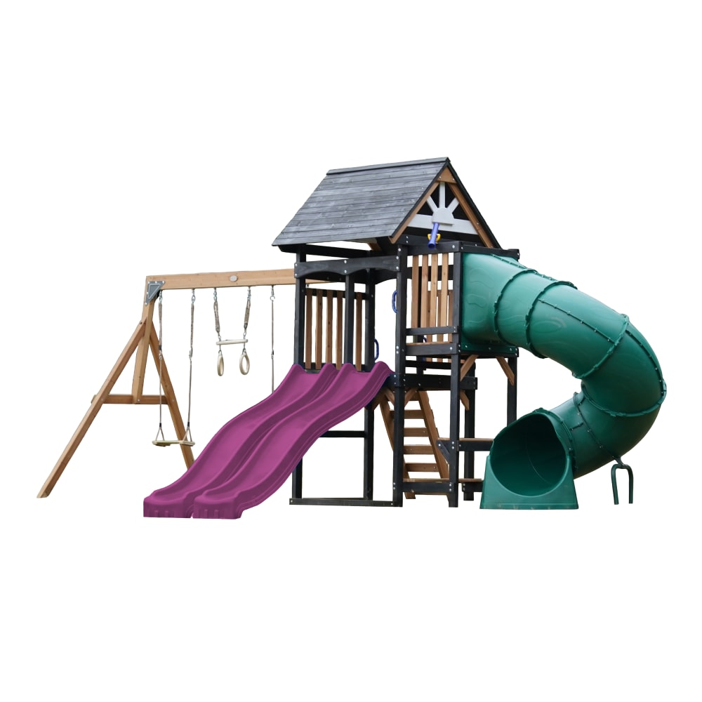 Aire de jeux, 2 balançoires