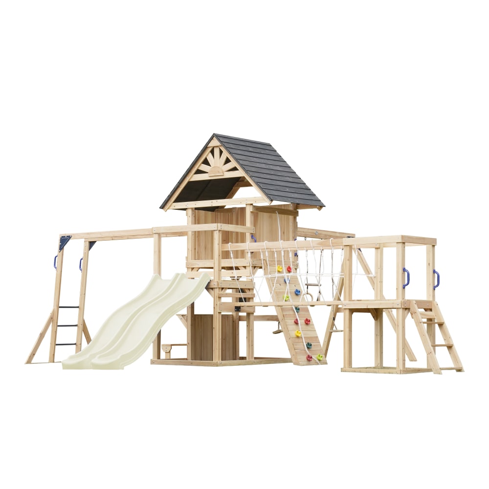 Aire de jeux en bois