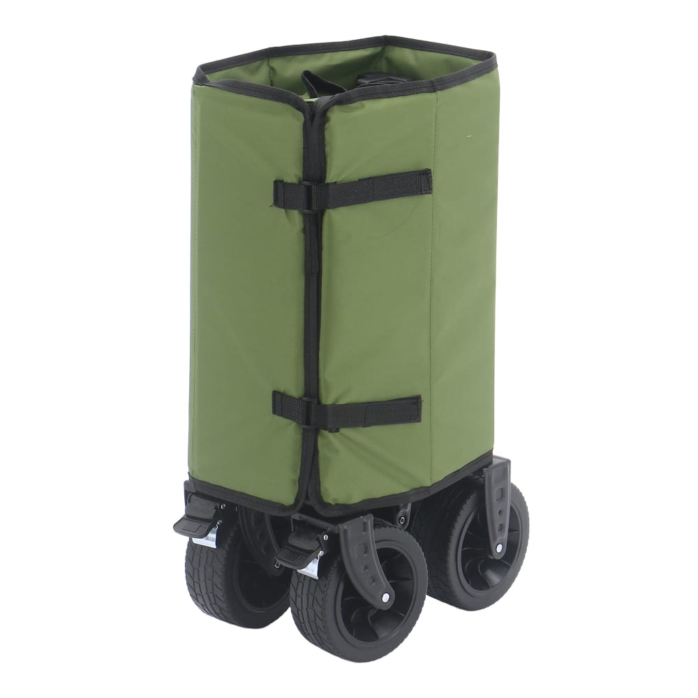 Faltbarer Bollerwagen in Grün - 115 x 58 x 99 cm - Maisons Du