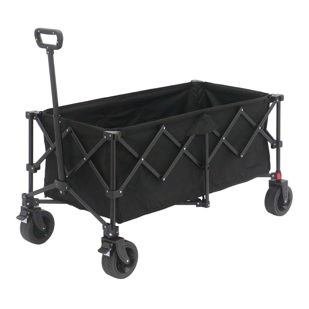 Axi Faltbarer Bollerwagen in Schwarz - 115 x 58 x 99 cm style modern SCHWARZ METALL Baby