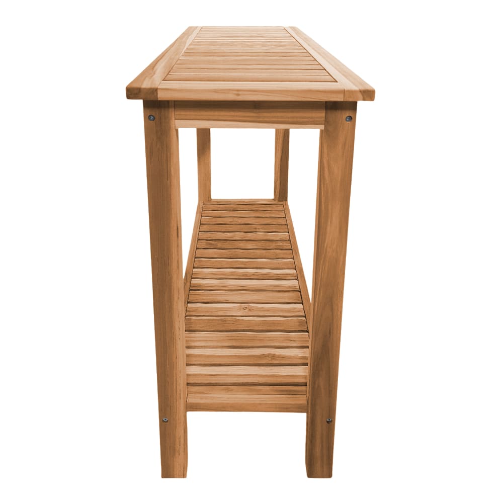 Table murale, bois de teak