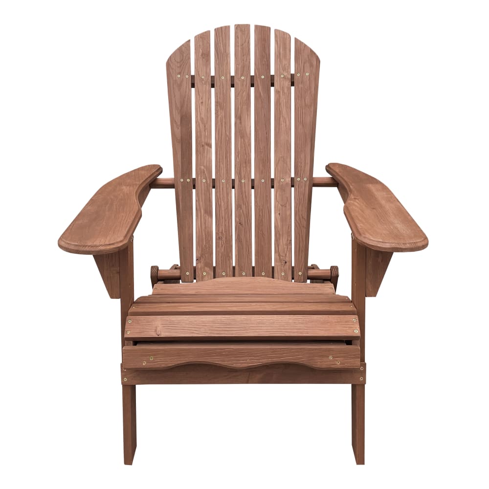 Chaise Adirondack 100 % bois de pruche, marron