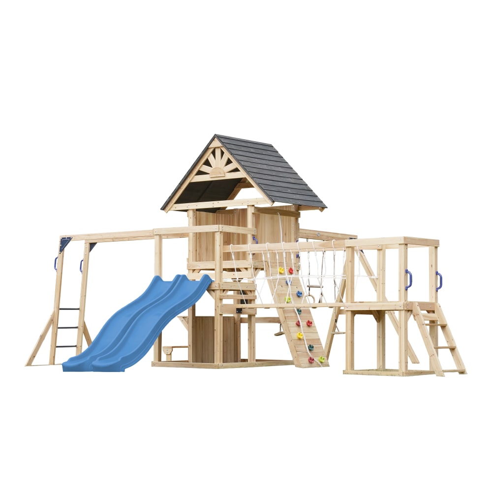Aire de jeux en bois