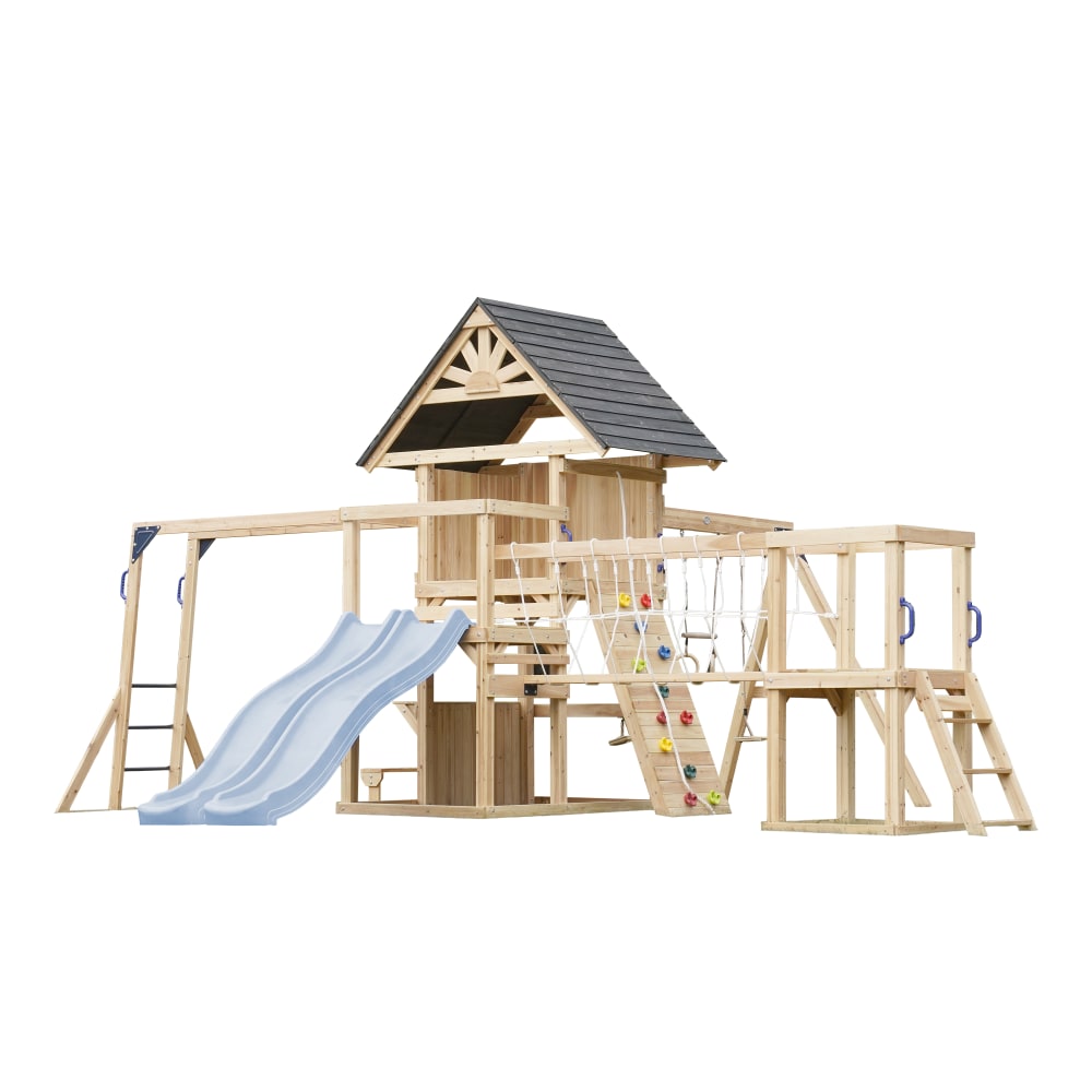 Aire de jeux en bois