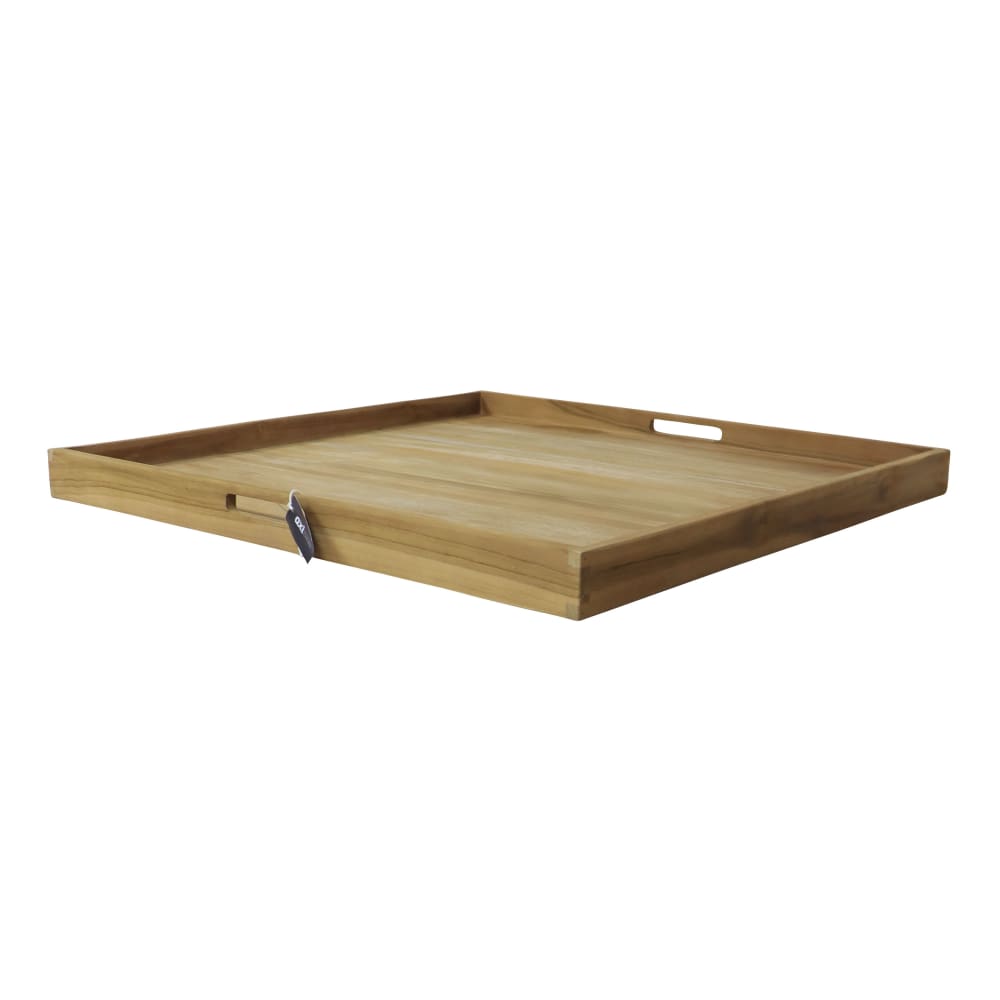 Tablett aus Teak Holz 60 x 60 cm - Maisons Du Monde