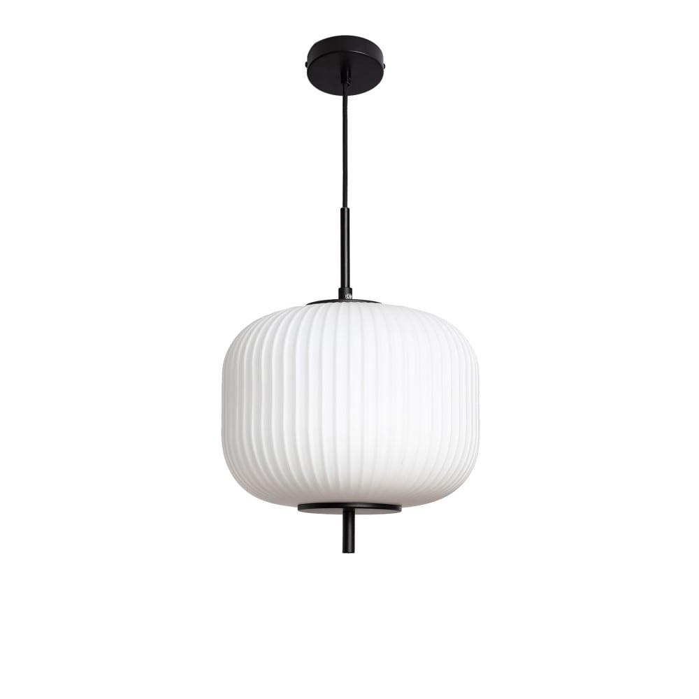 suspension ronde en verre