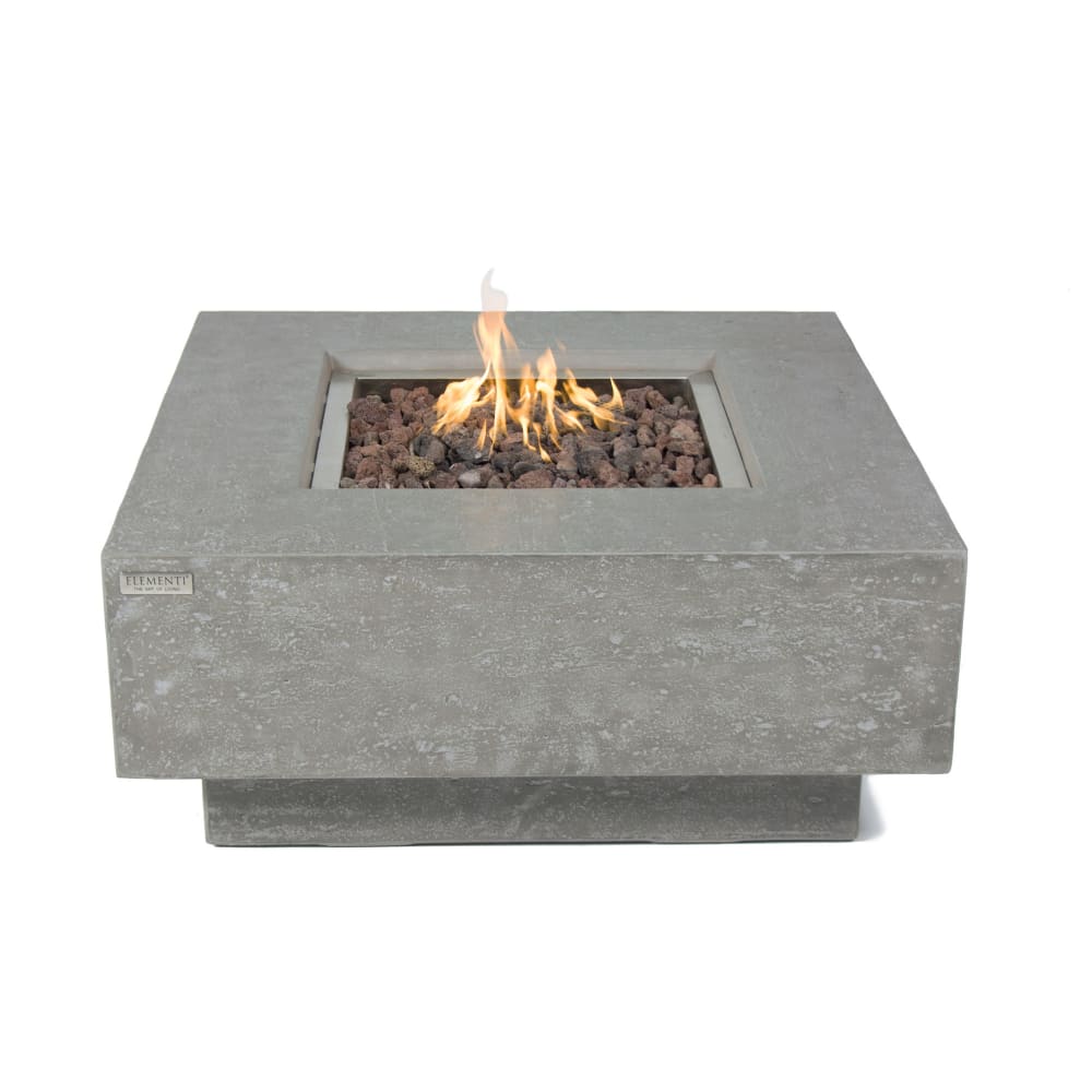 Brasero à gaz en béton - clair