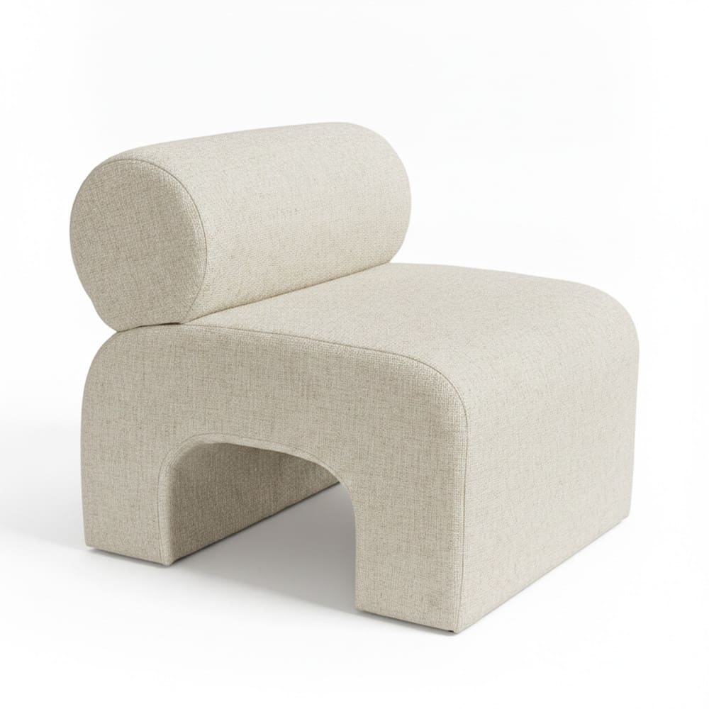 fauteuil en tissu doux