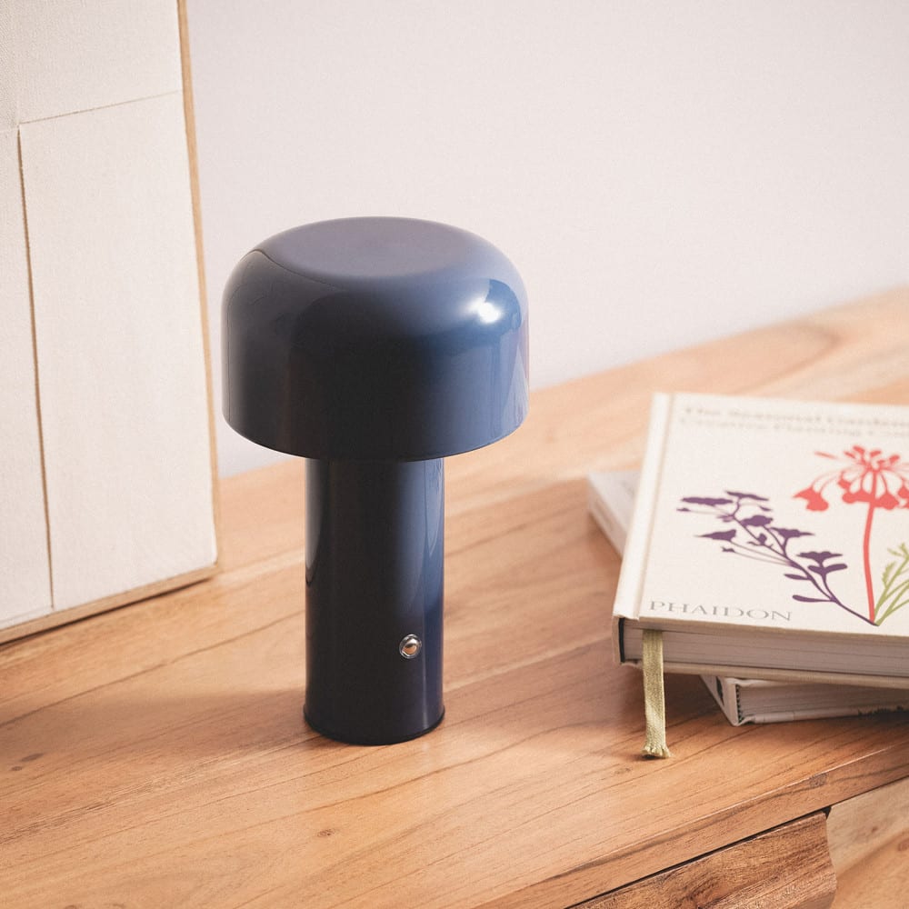 Lampe à poser led sans fil rechargeable - bleu — vue 4