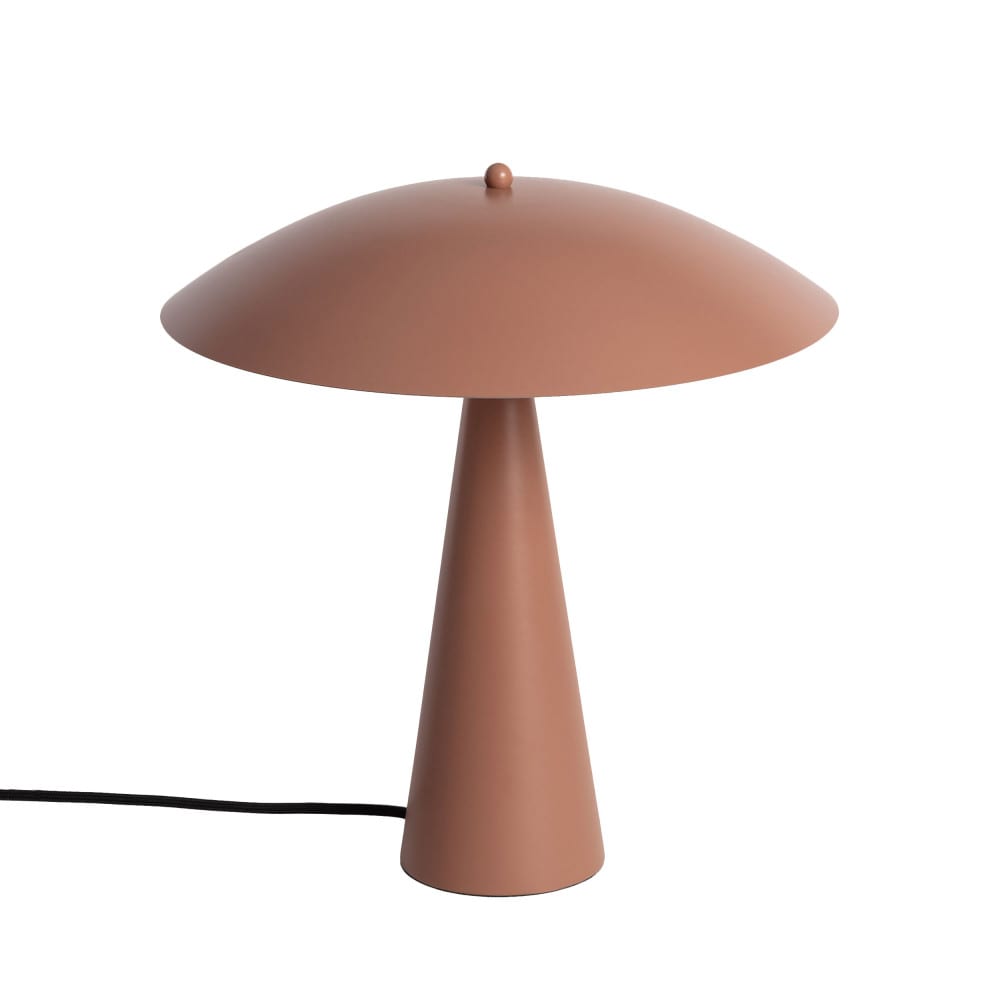 Lampe à poser en métal  - marron