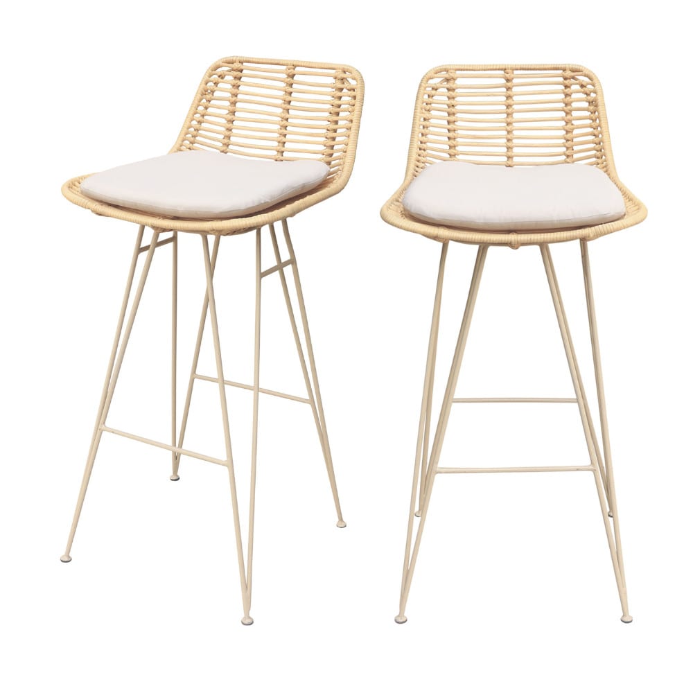 Lot 2 chaises bar - design