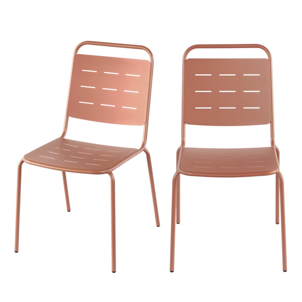 Lot 4 chaises jardin
