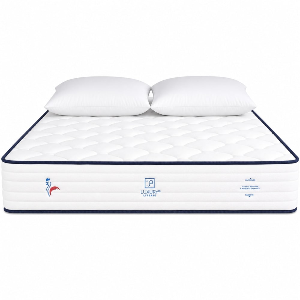 Matelas  ressorts ensachés - oreillers