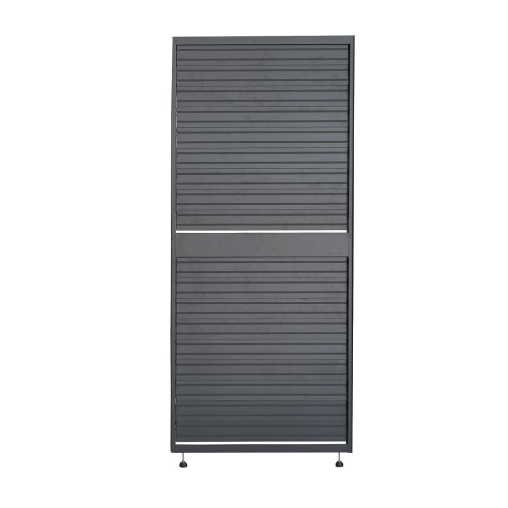 Claustra en alu anthracite pour pergola