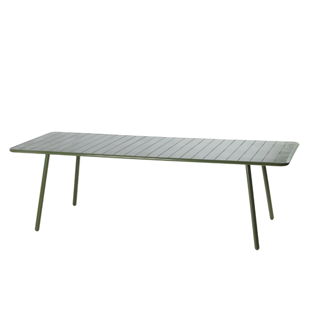 Table de jardin 10/12 places 234cm verte Table de jardin 10/12 places 234cm verte
