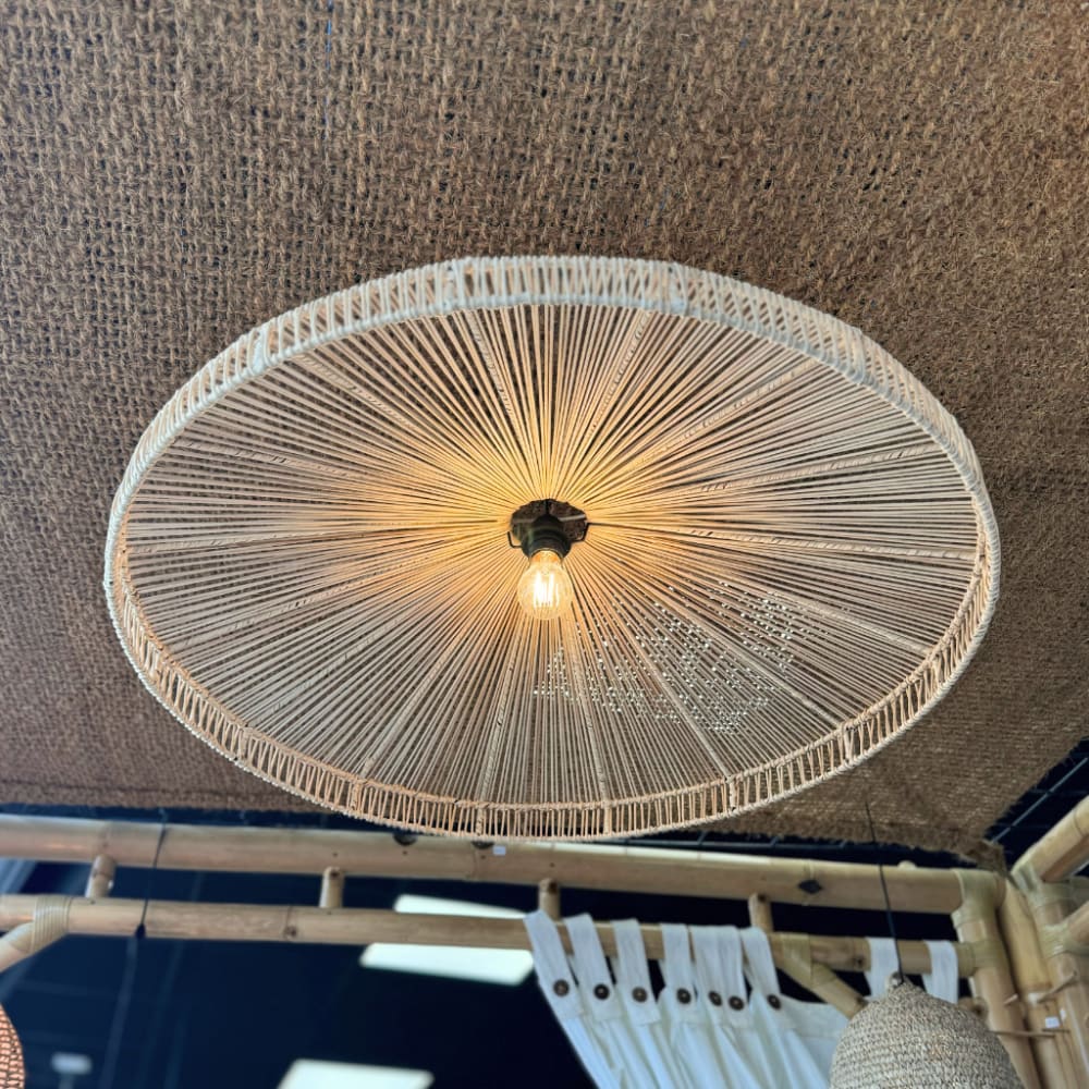 Suspension en rotin naturel — vue 4