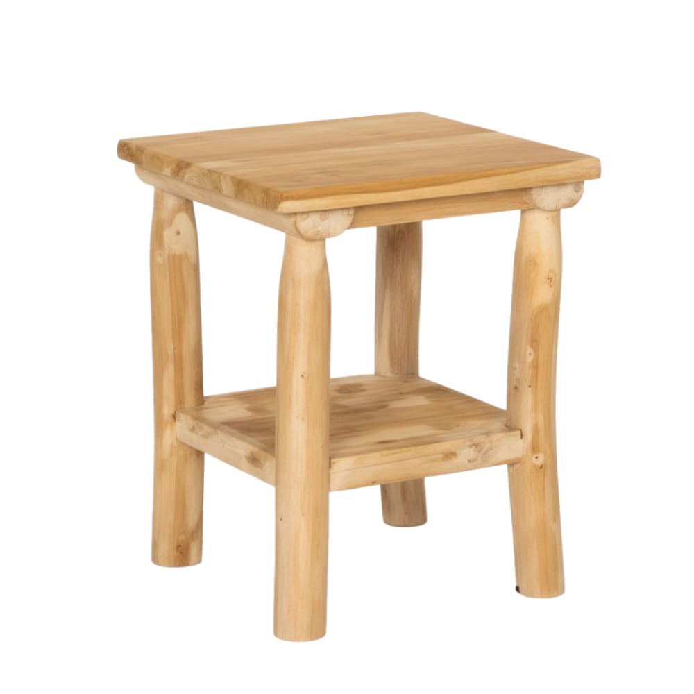 Table basse / tabouret en teck