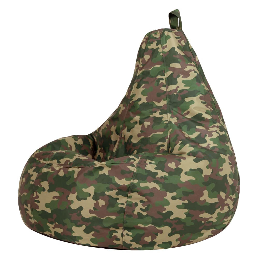 Icon Sitzsack für Kinder mit hoher Rückenlehne, grünes Camouflage-Muster style modern Öko-Tex Zertifikat Pes - Polyester Jugendliche