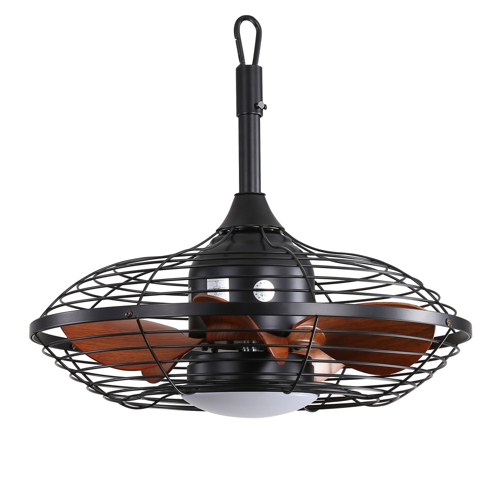Urban Cocon Schwarzer 51-cm-LED-Deckenventilator für den Außenbereich, 5 Flügel style classic chic Mehrfarbig Pvc - Polyvinlychlorid