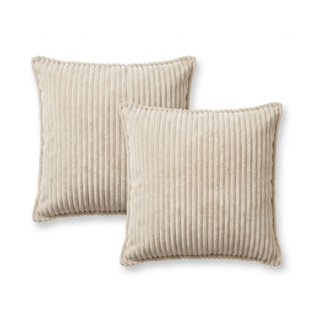 Lot de 2 coussins velours