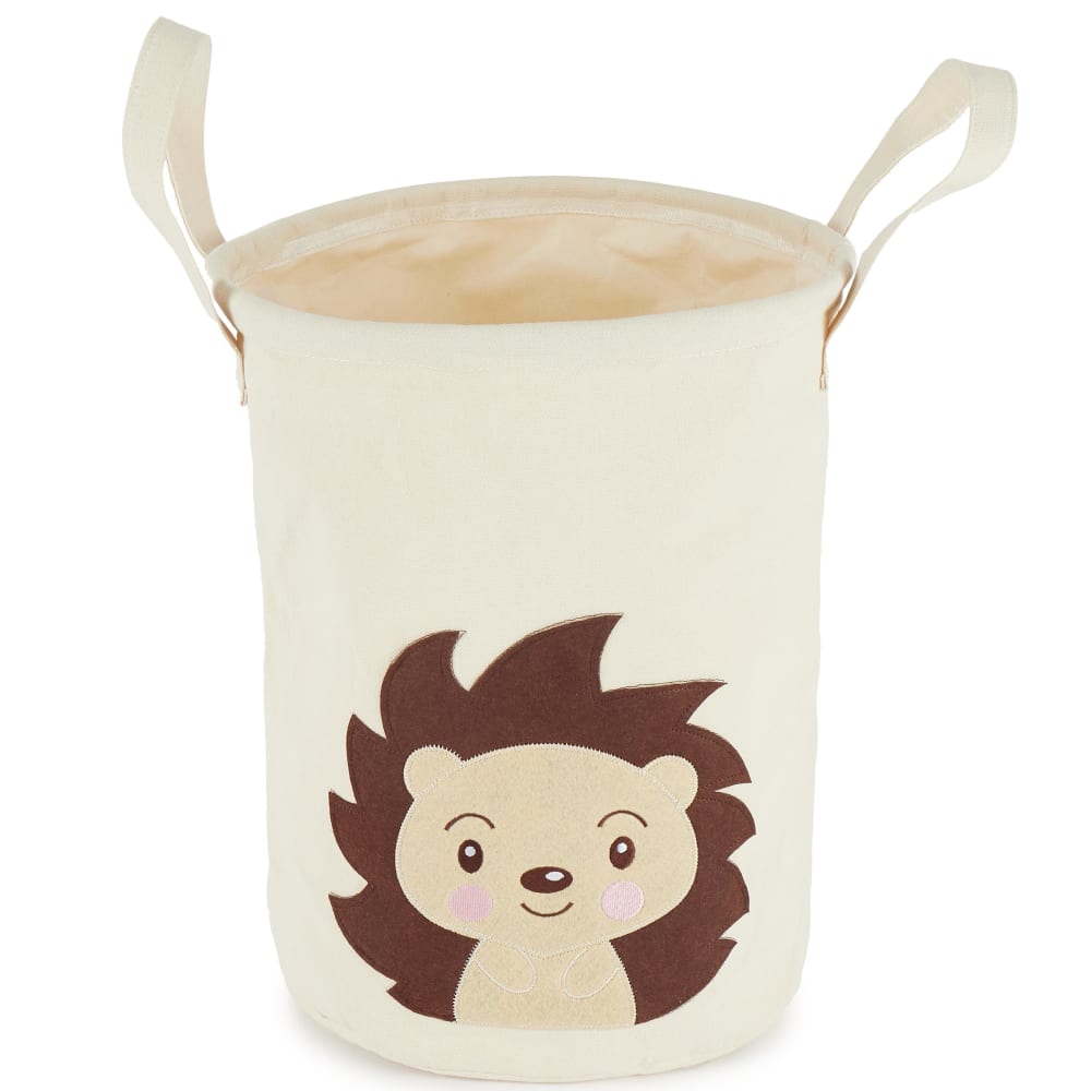 Bieco Wäschekorb Igel Piksi aus Baumwolle, wasserabweisend Beige Pes - Polyester