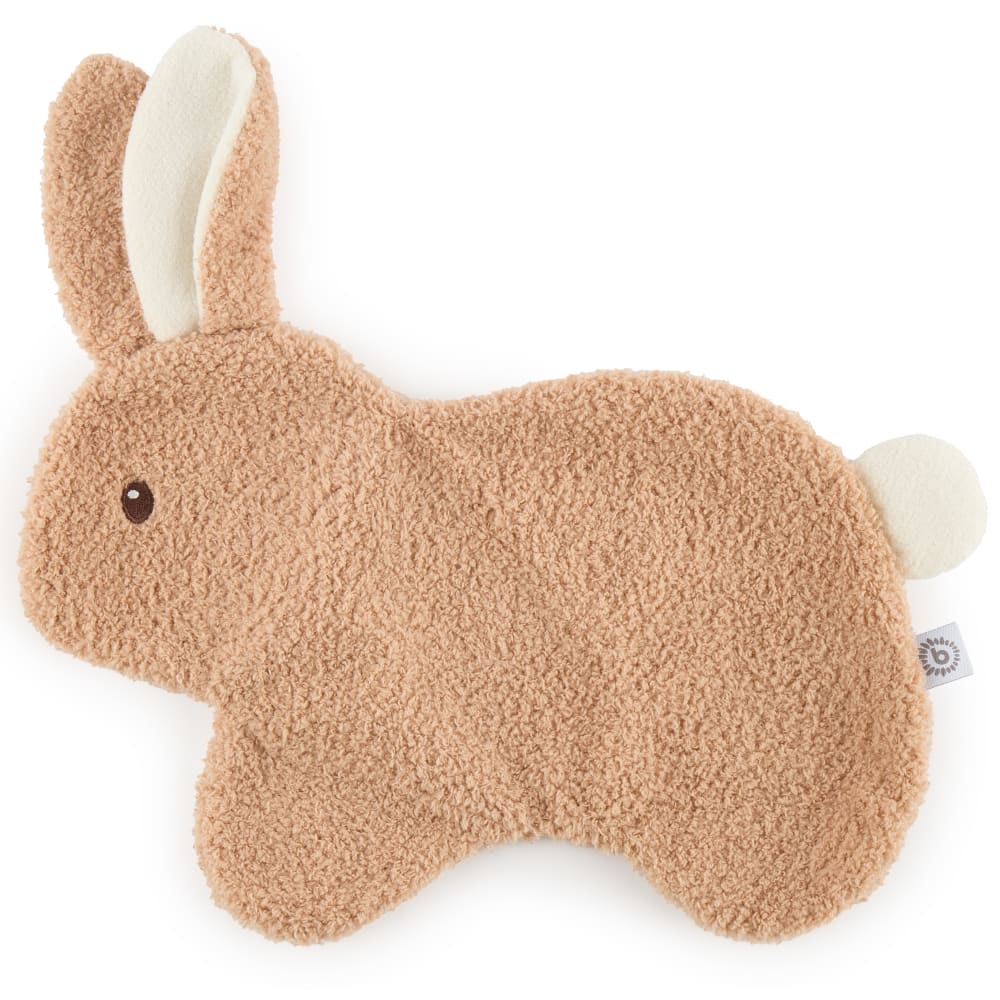 Bieco Schmusetuch Hase Fine aus Bouclé Braun Pes - Polyester