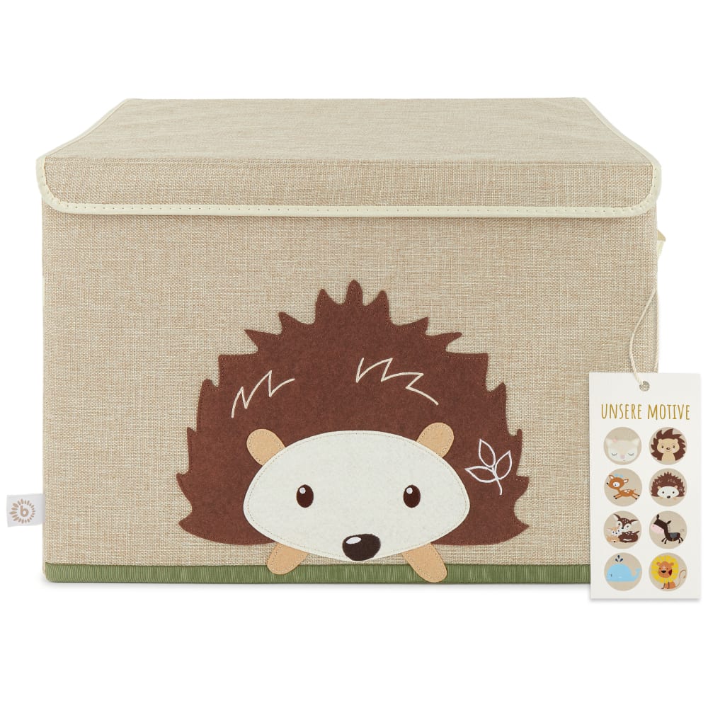 Coffre à jouets hérisson avec couvercle Coffre à jouets hérisson avec couvercle