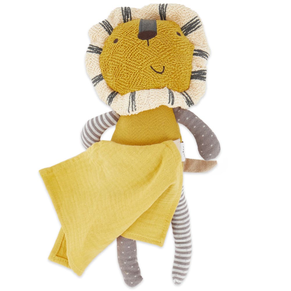 Bieco - Peluche lion avec doudou, crochetée