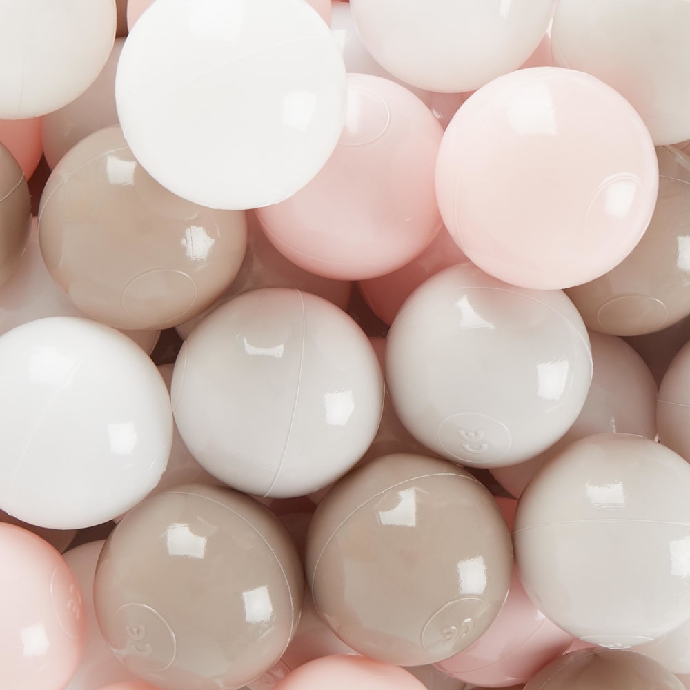 Bieco Bälle für Bällebad Cotton, 100 Stück, bunt MEHRFARBIG PVC - POLYVINLYCHLORID Kinder