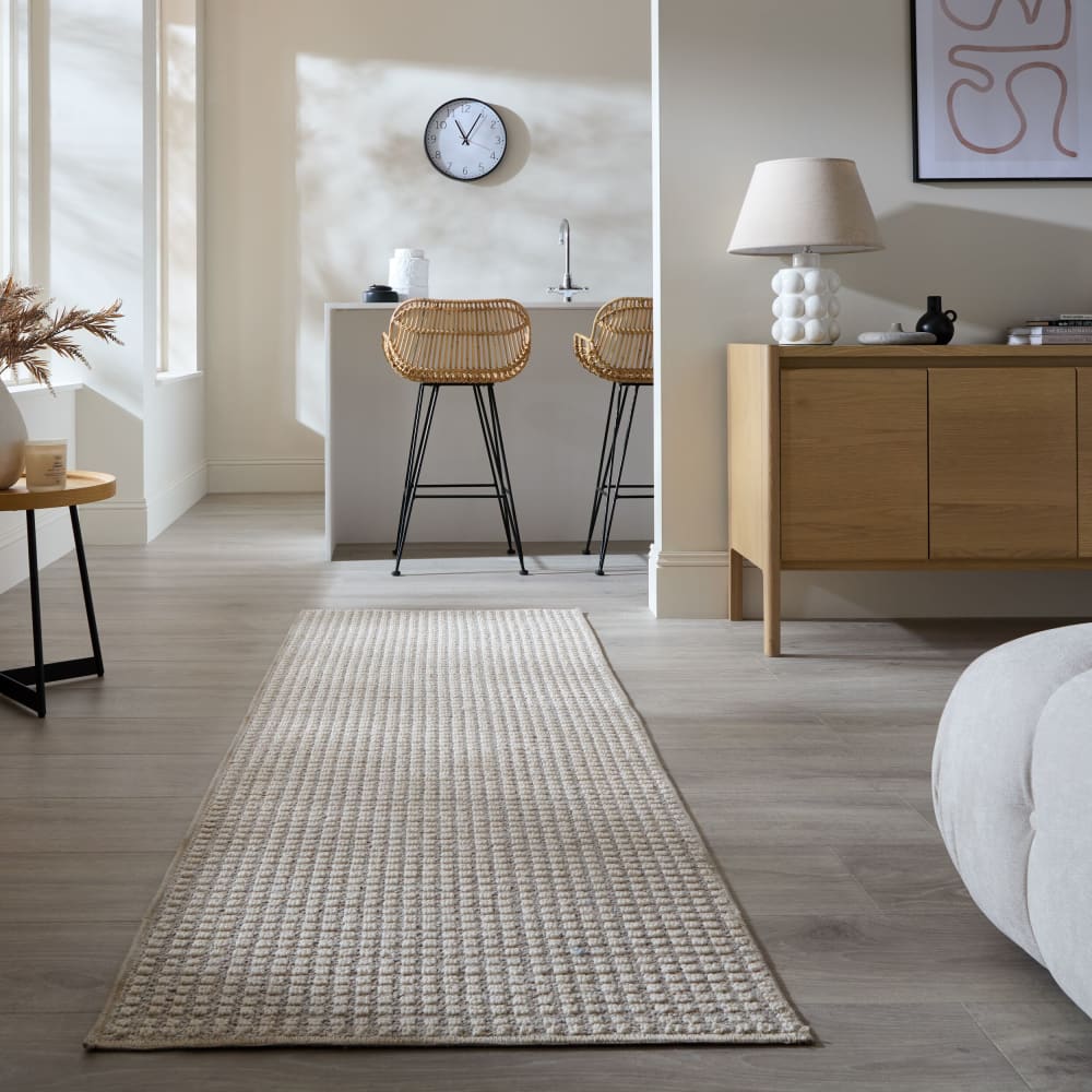 Tapis de couloir lavable gris 78x230cm — vue 3