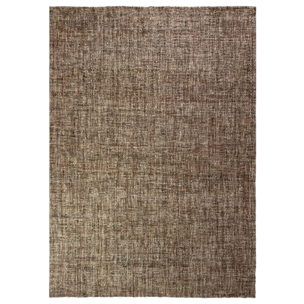 Tapis en laine terracotta