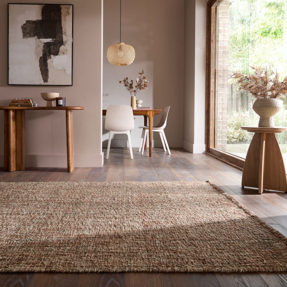 Tapis en laine terracotta 120x170cm — vue 3
