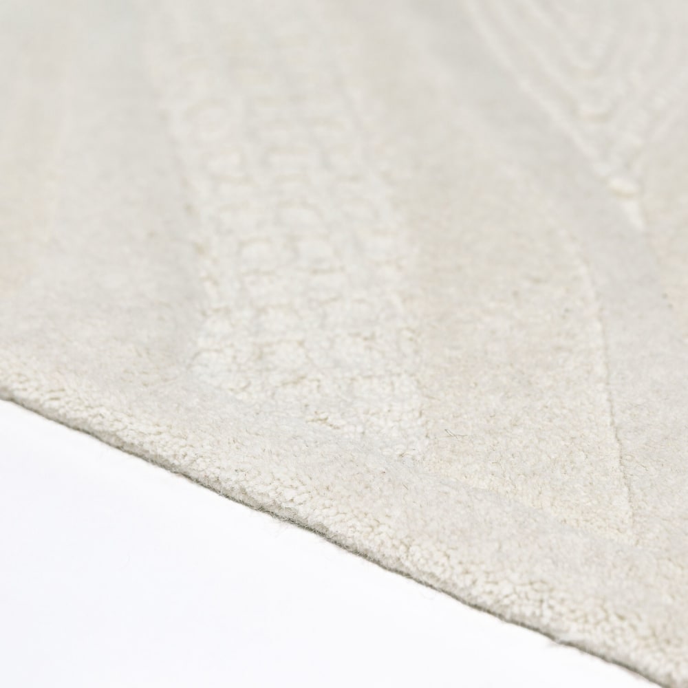 Tapis en laine blanche 200x300cm — vue 4