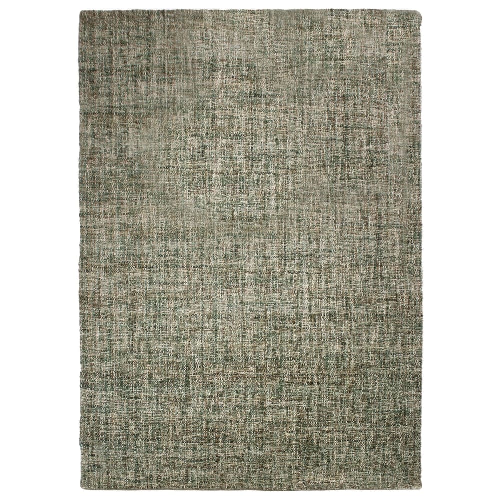 Tapis en laine verte