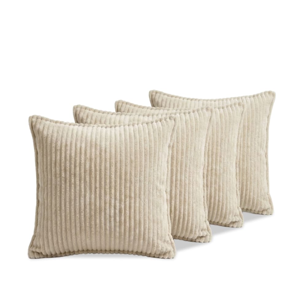 Lot de 4 coussins velours - 40x40