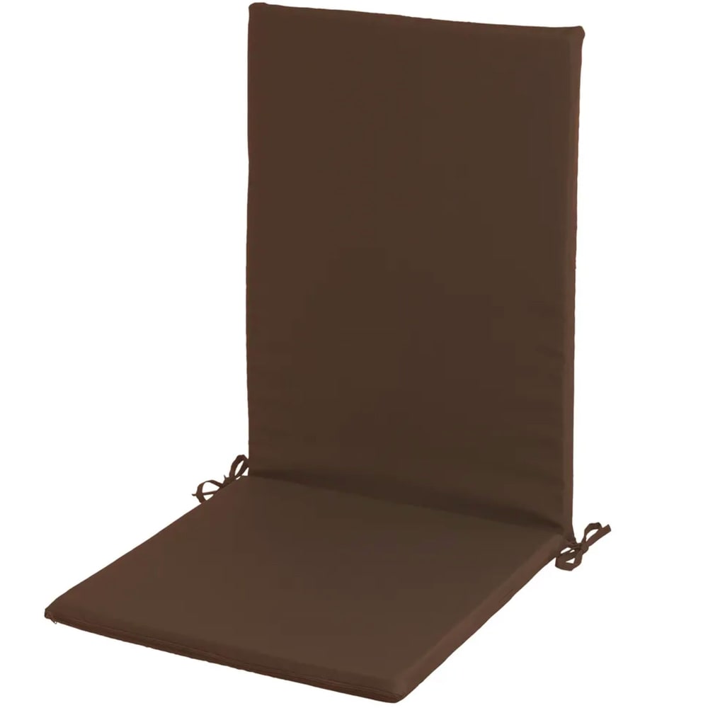 Coussin pour fauteuil de jardin marron 120x50x3cm
