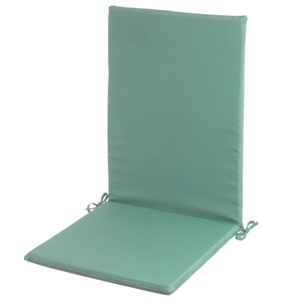 Coussin pour fauteuil de jardin vert 120x50x3cm