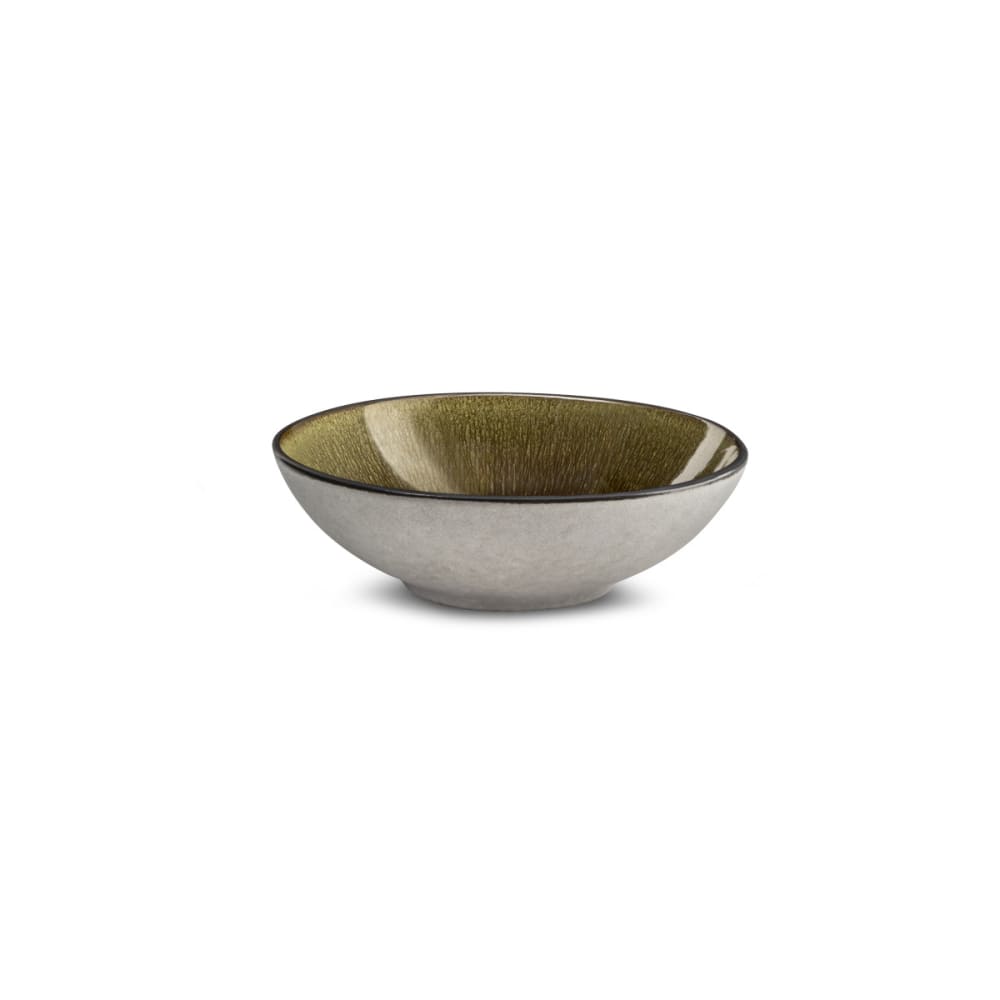 Coupelle petit modèle en grès vert olive