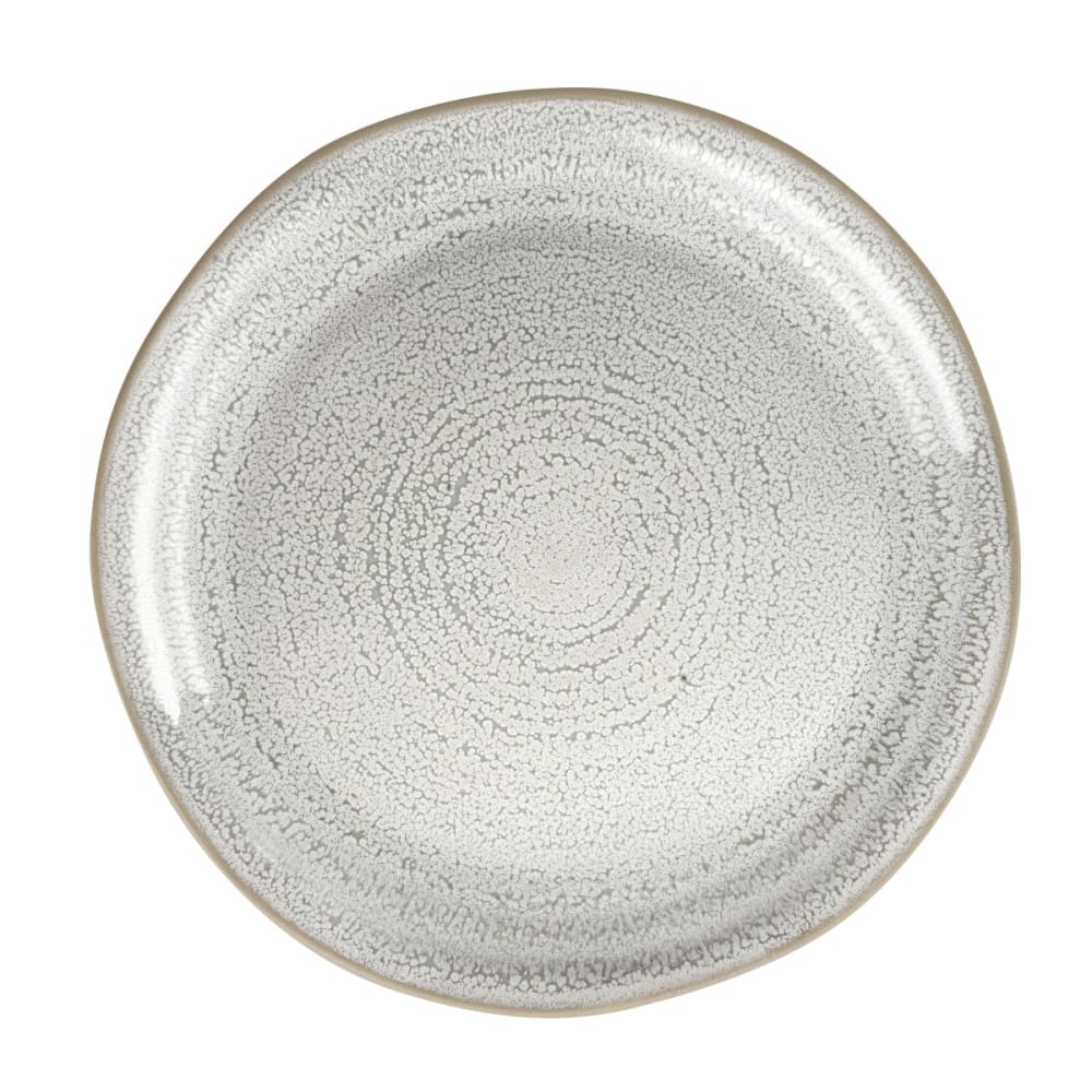 Assiette plate en grès