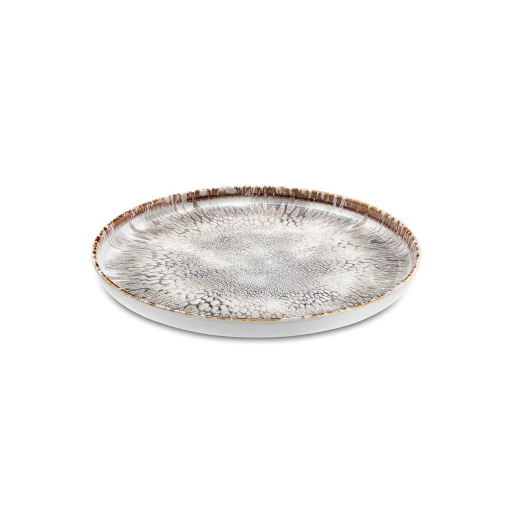 Assiette dessert en Grès Gris texturé - Maisons du Monde