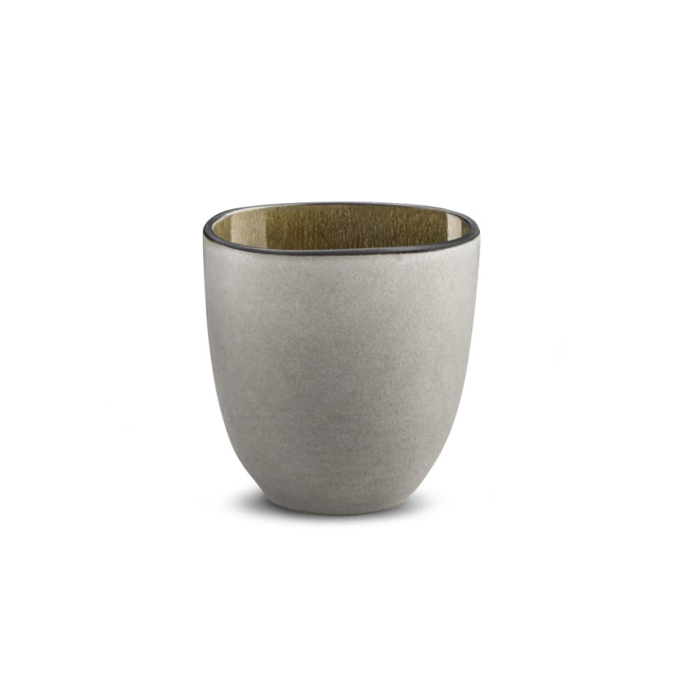 Mug en grès vert olive