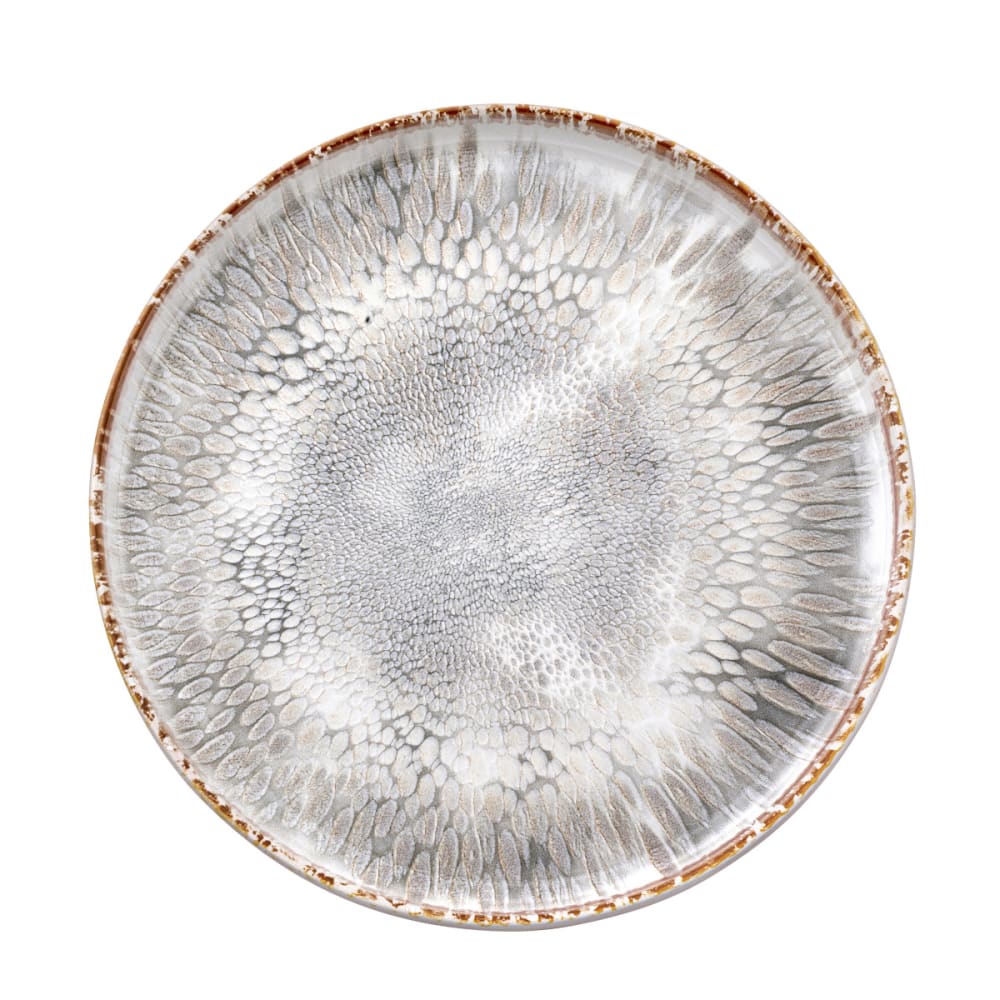 Assiette plate en grès