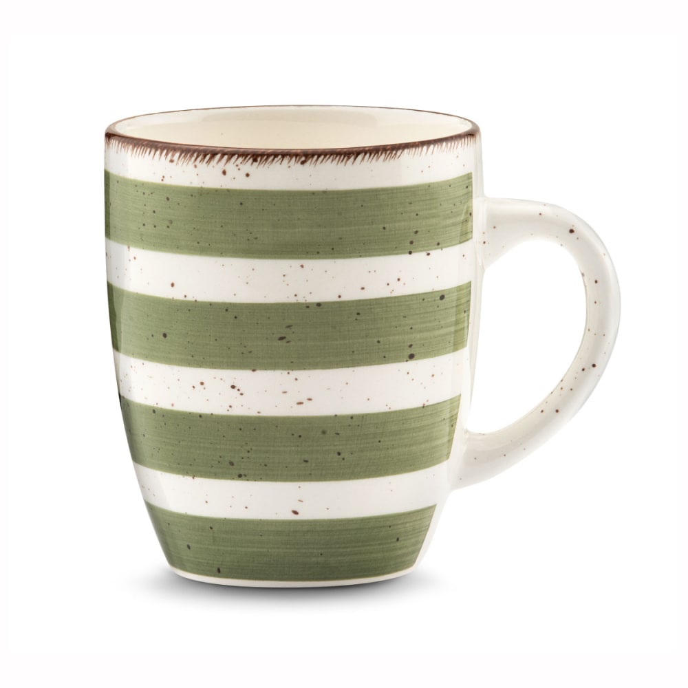 Mugs en faïence vert