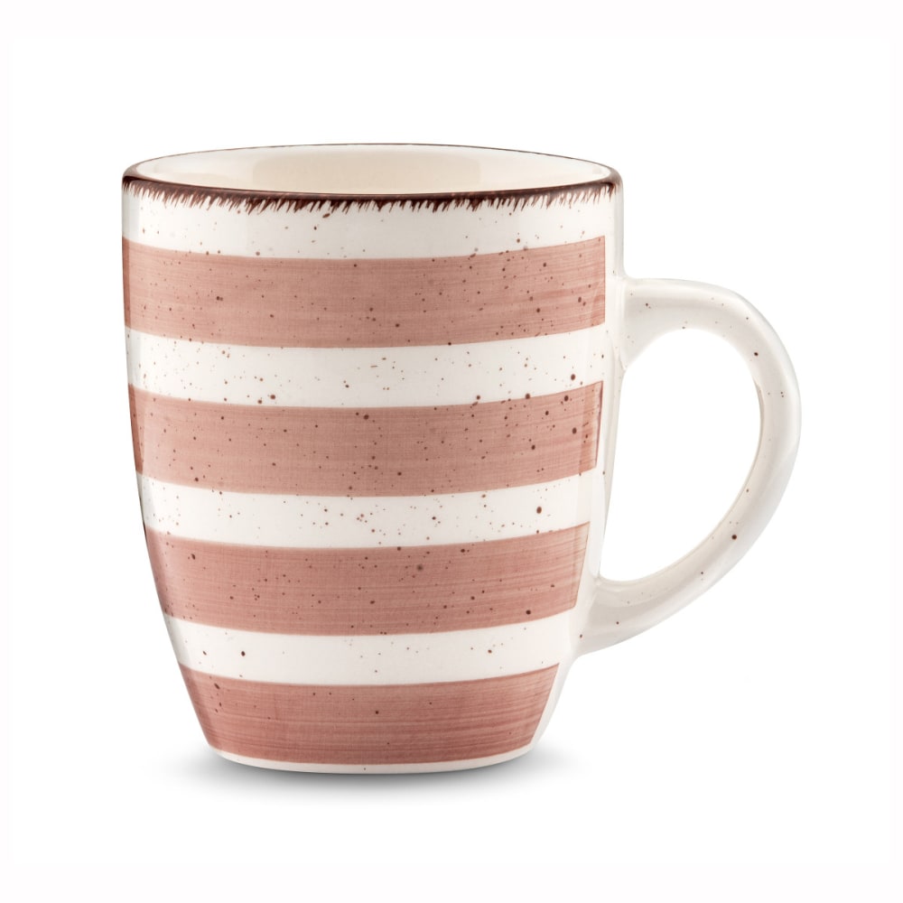 Mugs en faïence rose